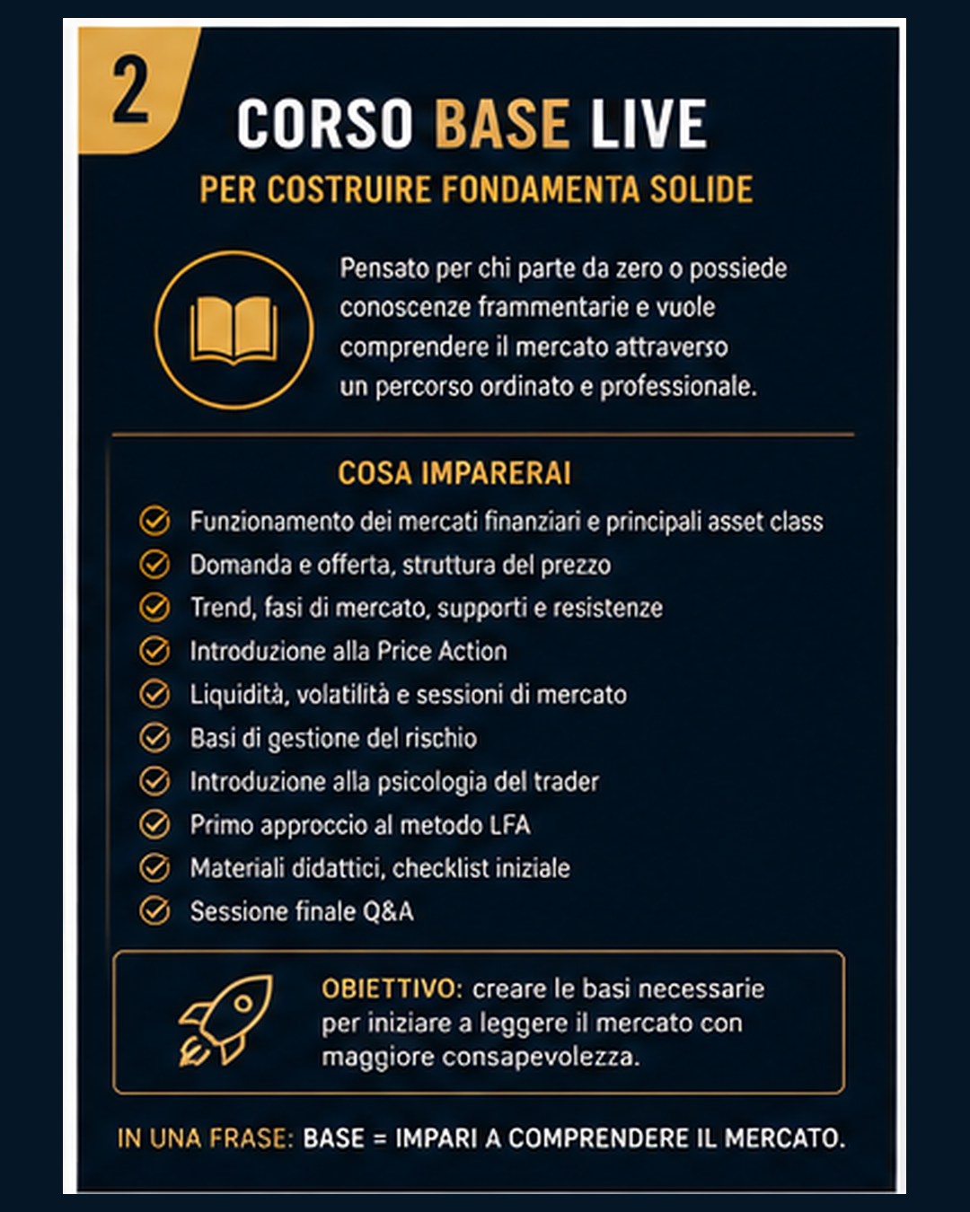 Corso Base Live Life Finance Academy