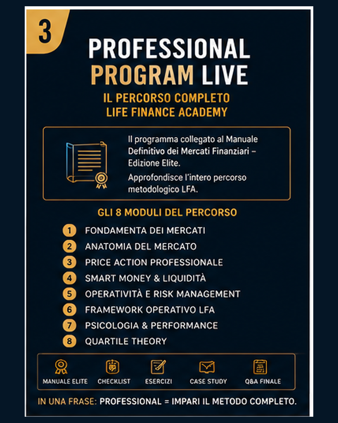 Professional Program Live Life Finance Academy